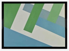 Abstract Composition -  Lithograph by M. Gandini - 1970 ca.