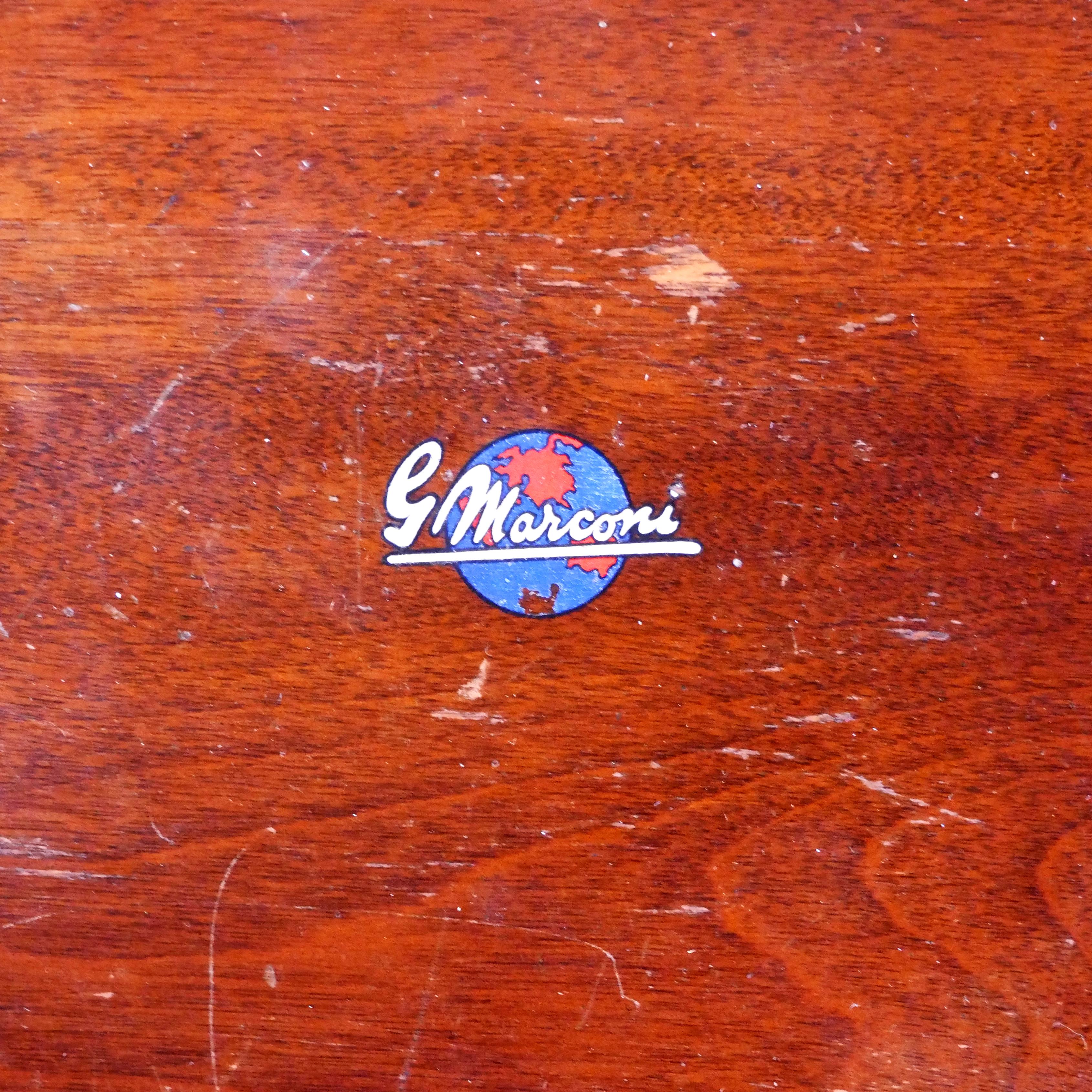 Marconi, Royaume-Uni, Radio Modèle 246A, art déco des années 1930, valve/tube sans fil, table super ! en vente 6
