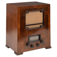 Marconi, UK, Radio Model 246A, 1930s valve/tube wireless Art Deco, table, super!