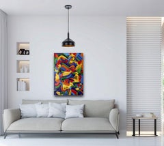 Viceral Space, Painting, Oil on Canvas