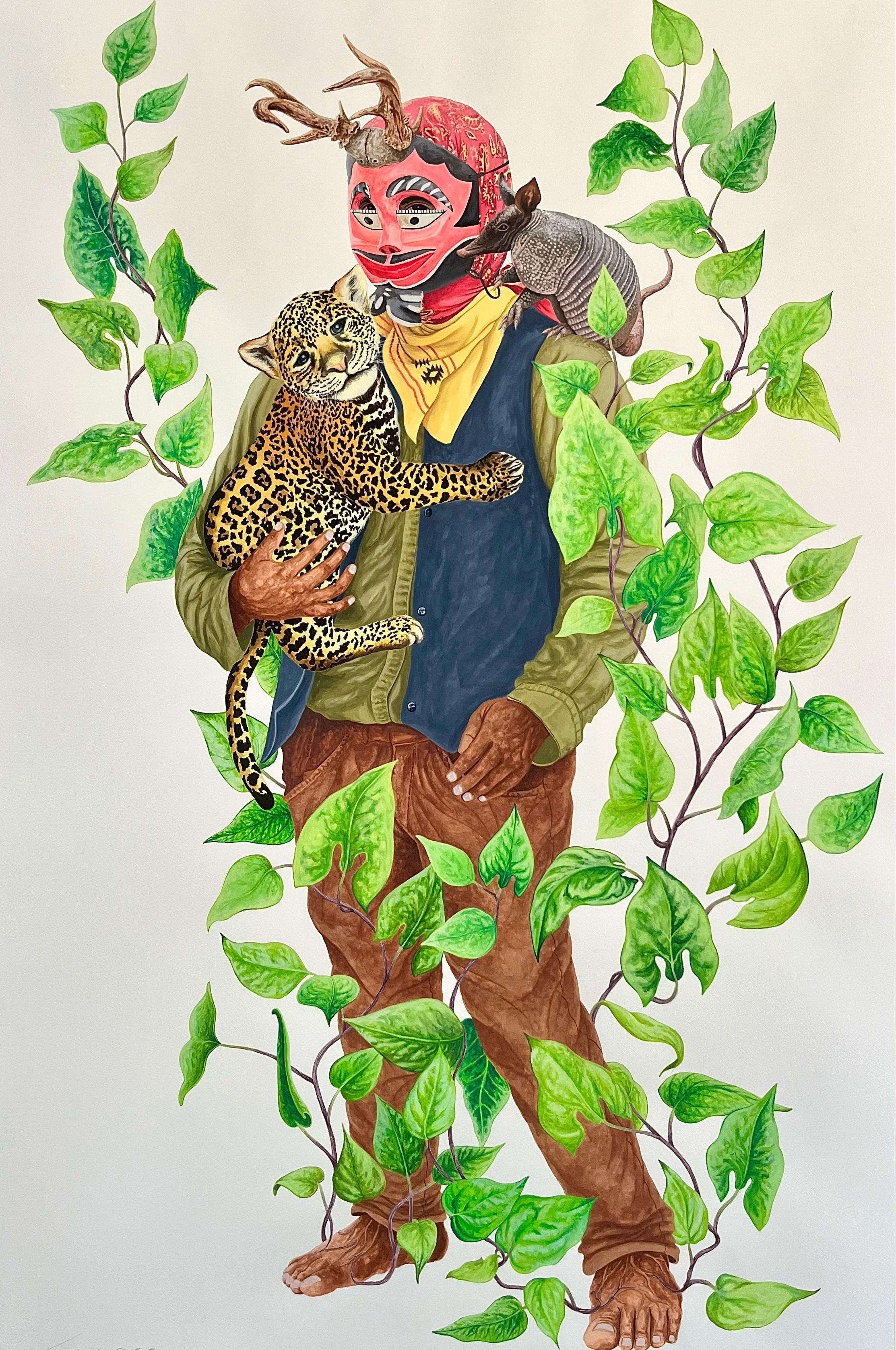 Animal Painting di Marcos Lucero - Guardiano Pequeno