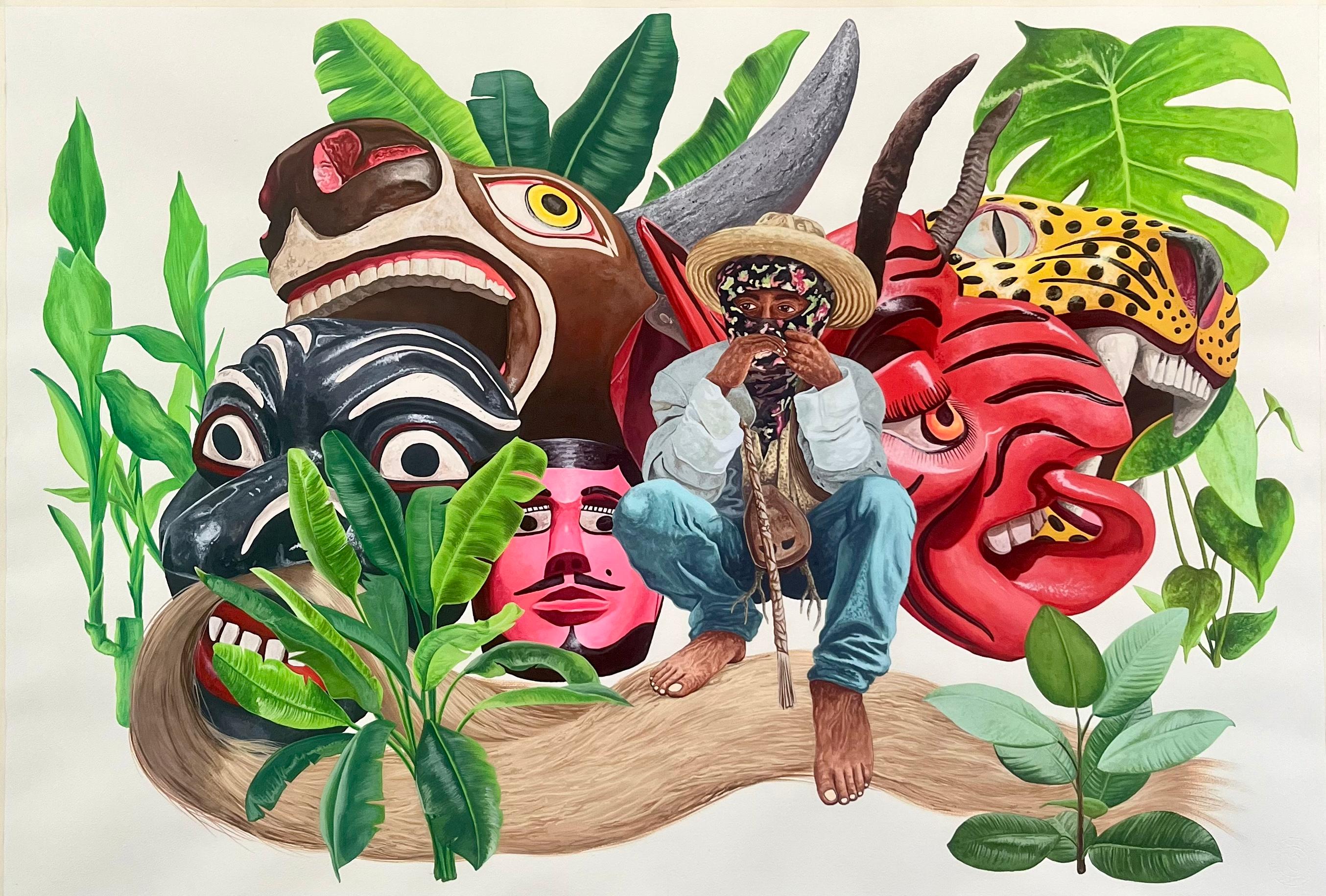 Ritual – Painting von Marcos Lucero