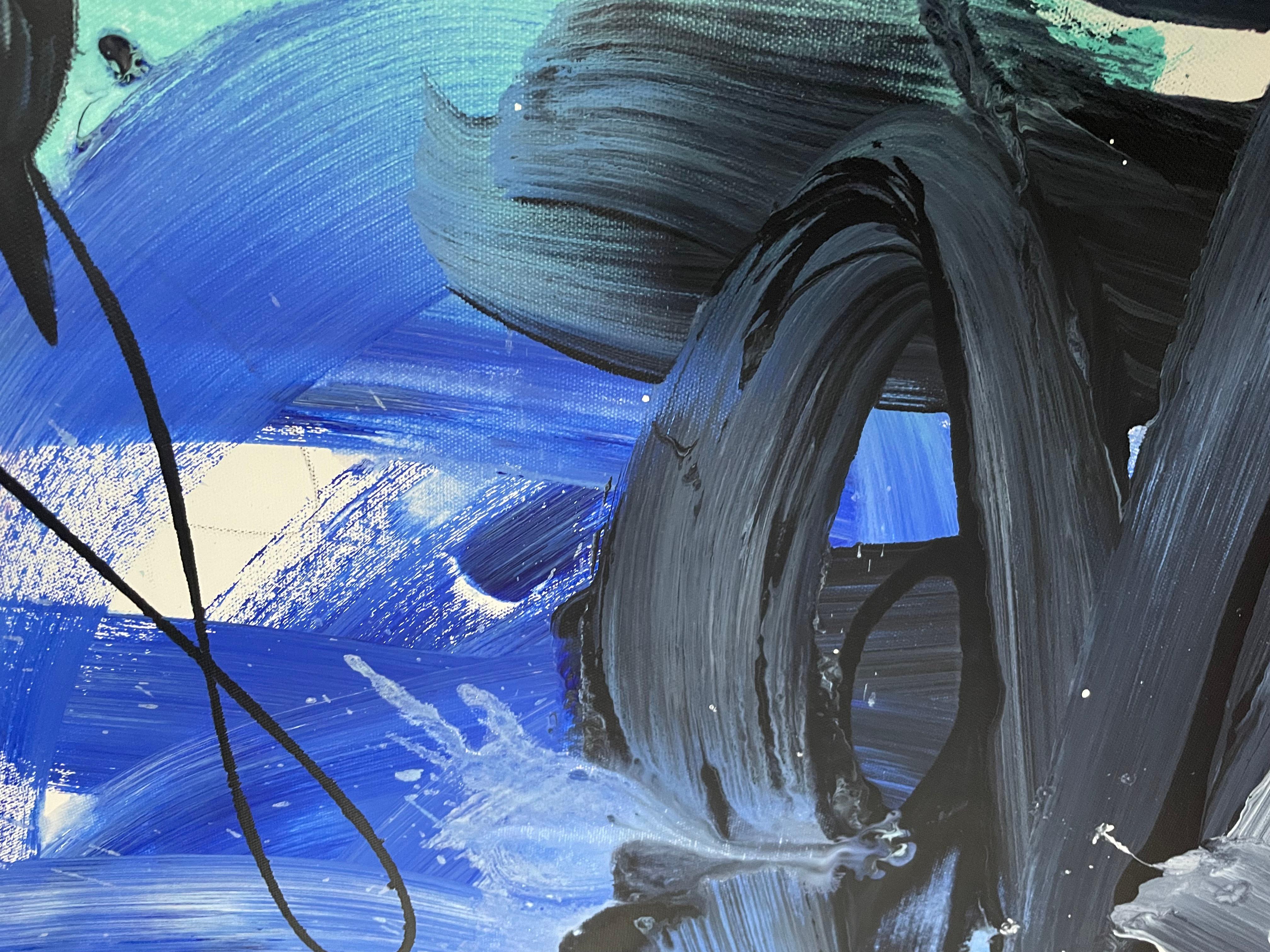 ABSTRACT Peinture L'artiste contemporain britannique Marcus Aitken 2023 en vente 1