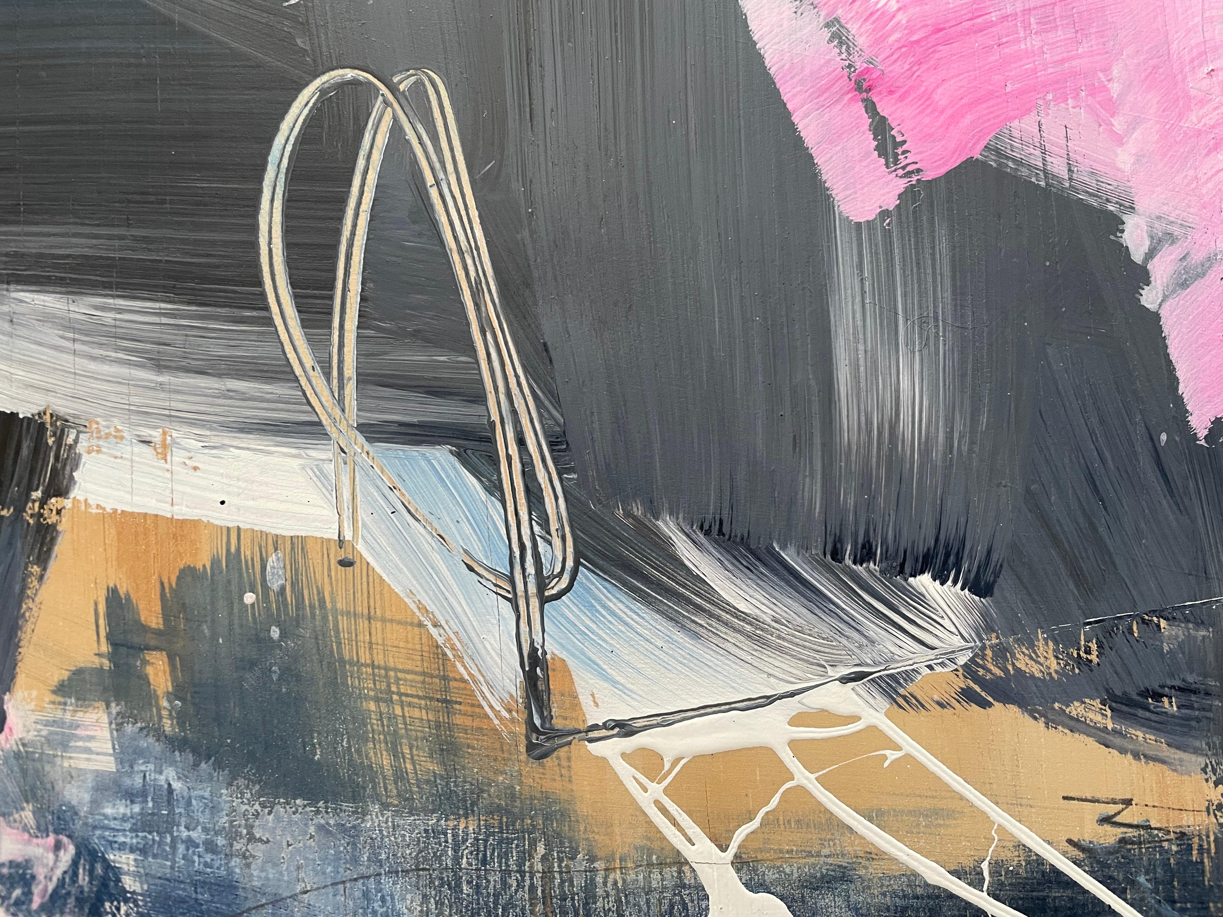 ABSTRACT Malerei Britischer Contemporary-Künstler Marcus Aitken 2023 im Angebot 1