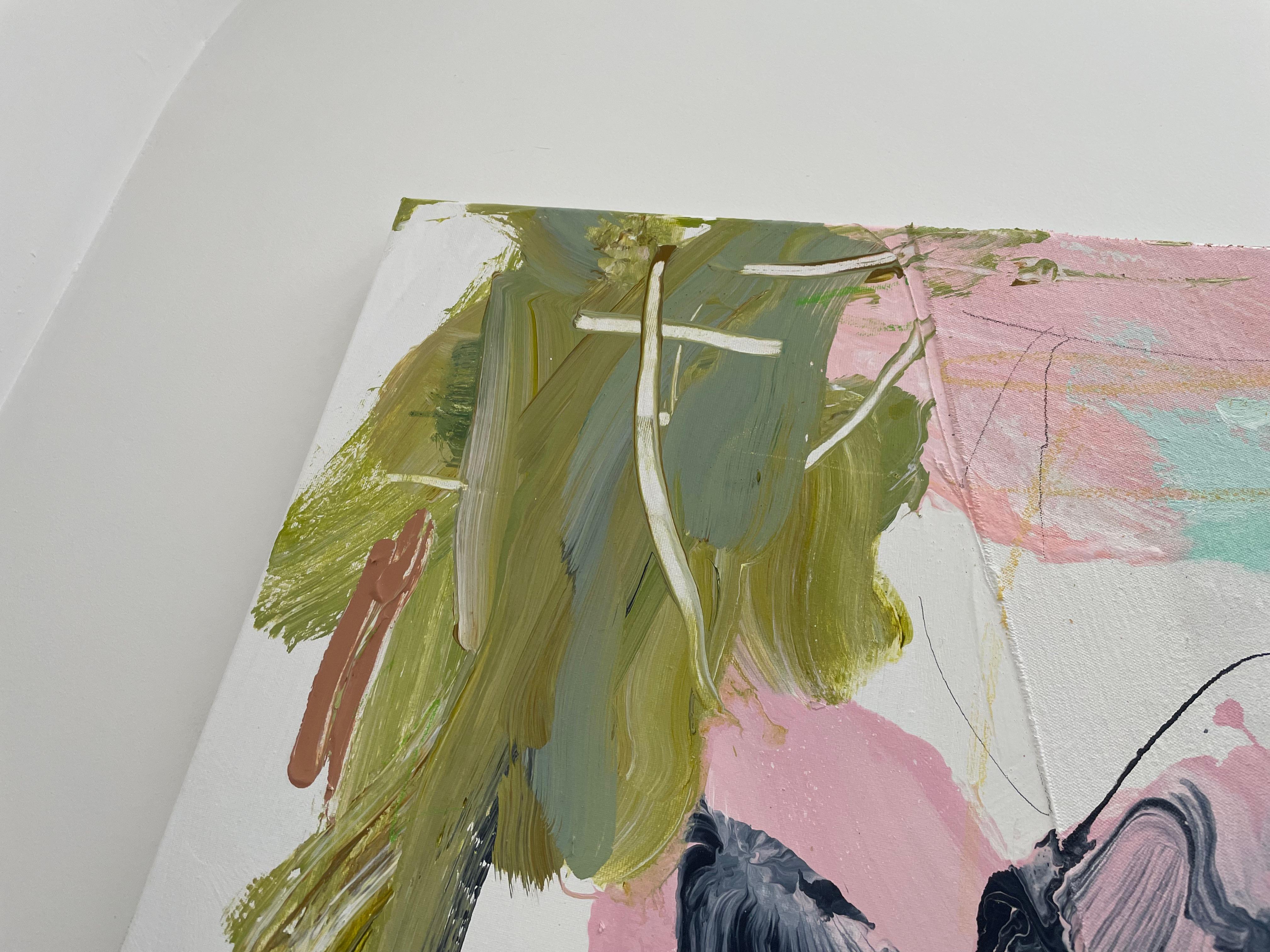 ABSTRACT Peinture L'artiste contemporain britannique Marcus Aitken 2023 en vente 2