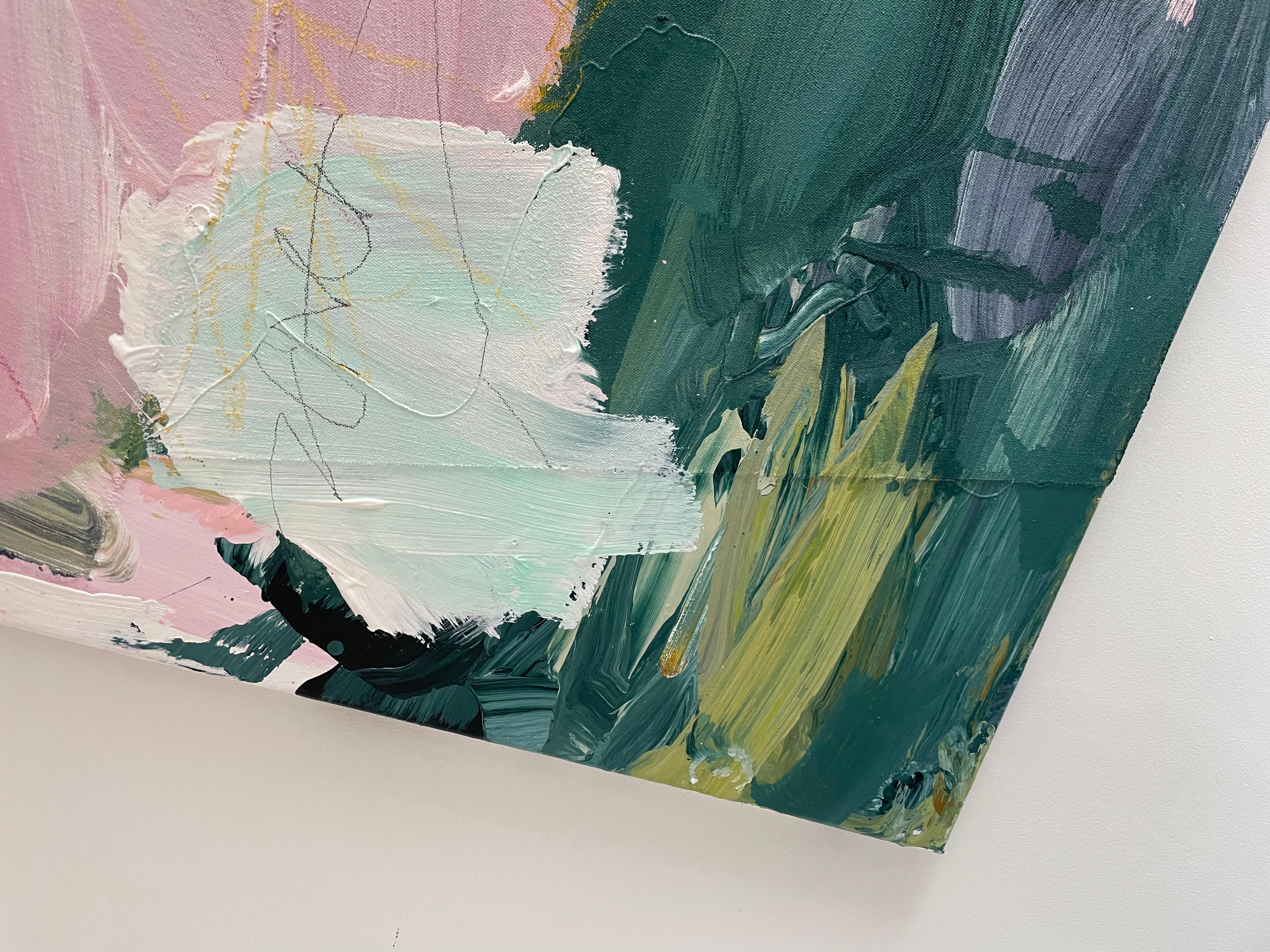 ABSTRACT Peinture L'artiste contemporain britannique Marcus Aitken 2023 en vente 3