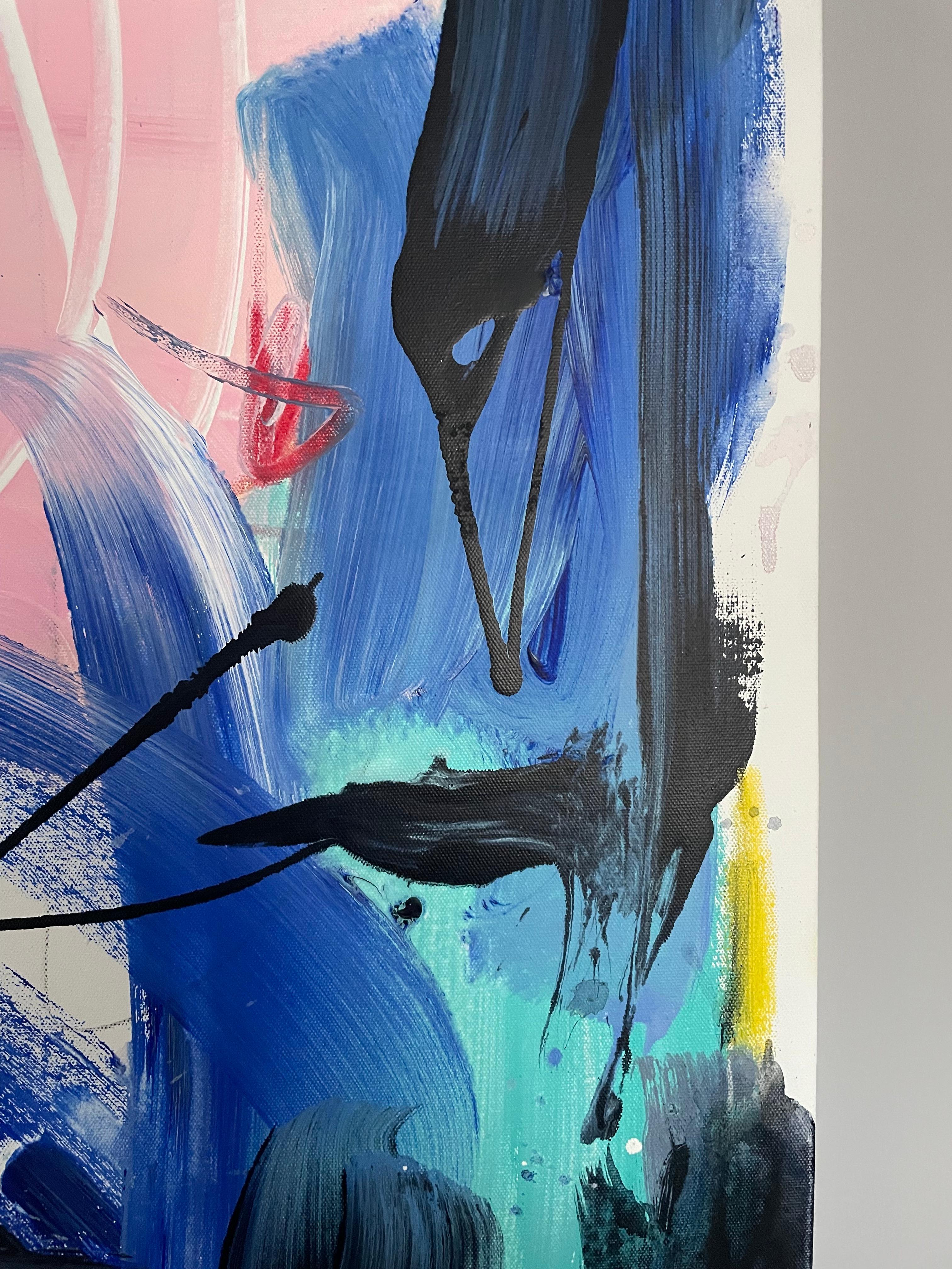 ABSTRACT Peinture L'artiste contemporain britannique Marcus Aitken 2023 en vente 5