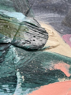 ABSTRACT Malerei Khushi Colors Britischer Contemporary-Künstler Marcus Aitken 2024