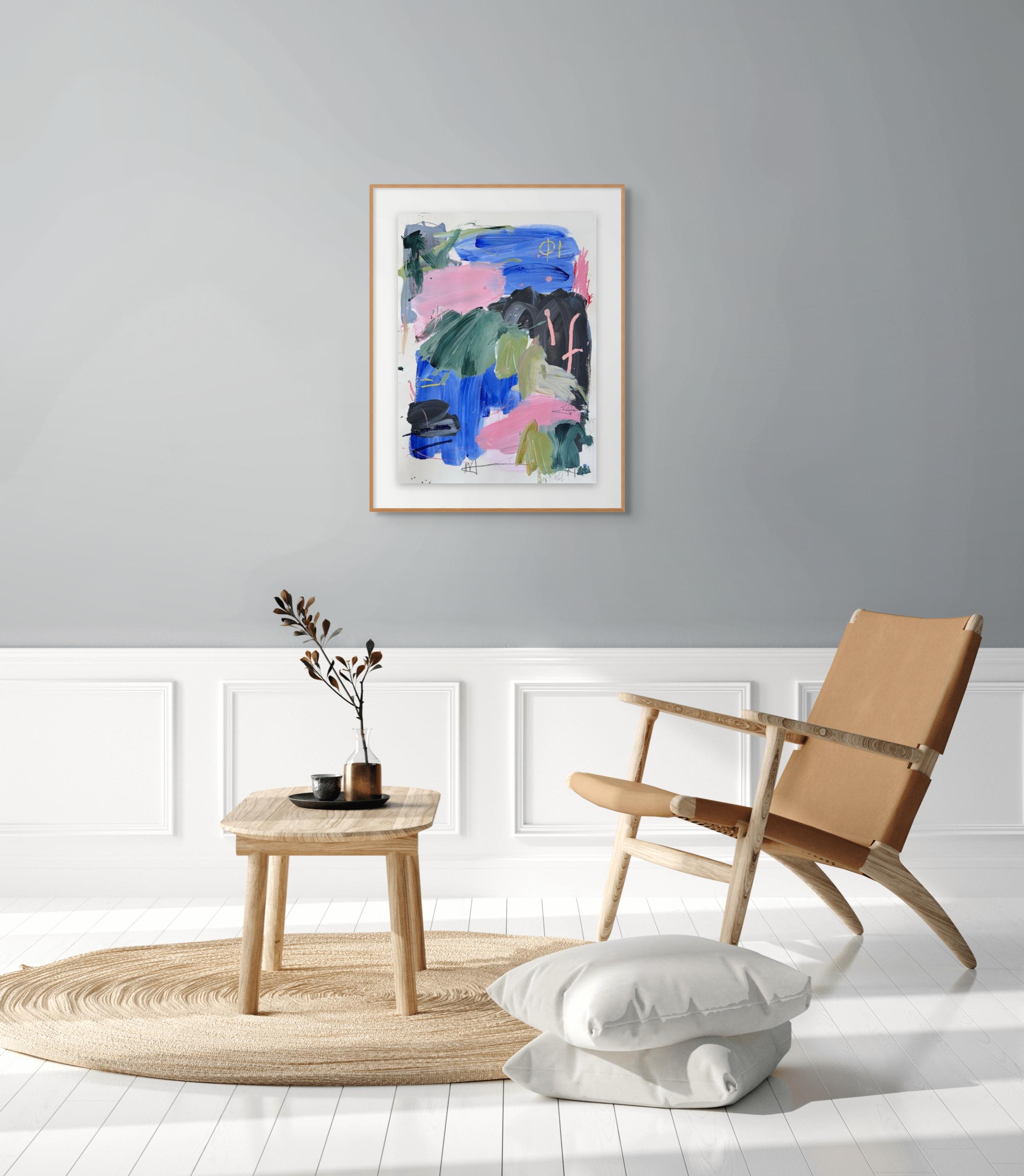 Alter02 (Abstrakte Malerei) (Grau), Abstract Painting, von Marcus Aitken
