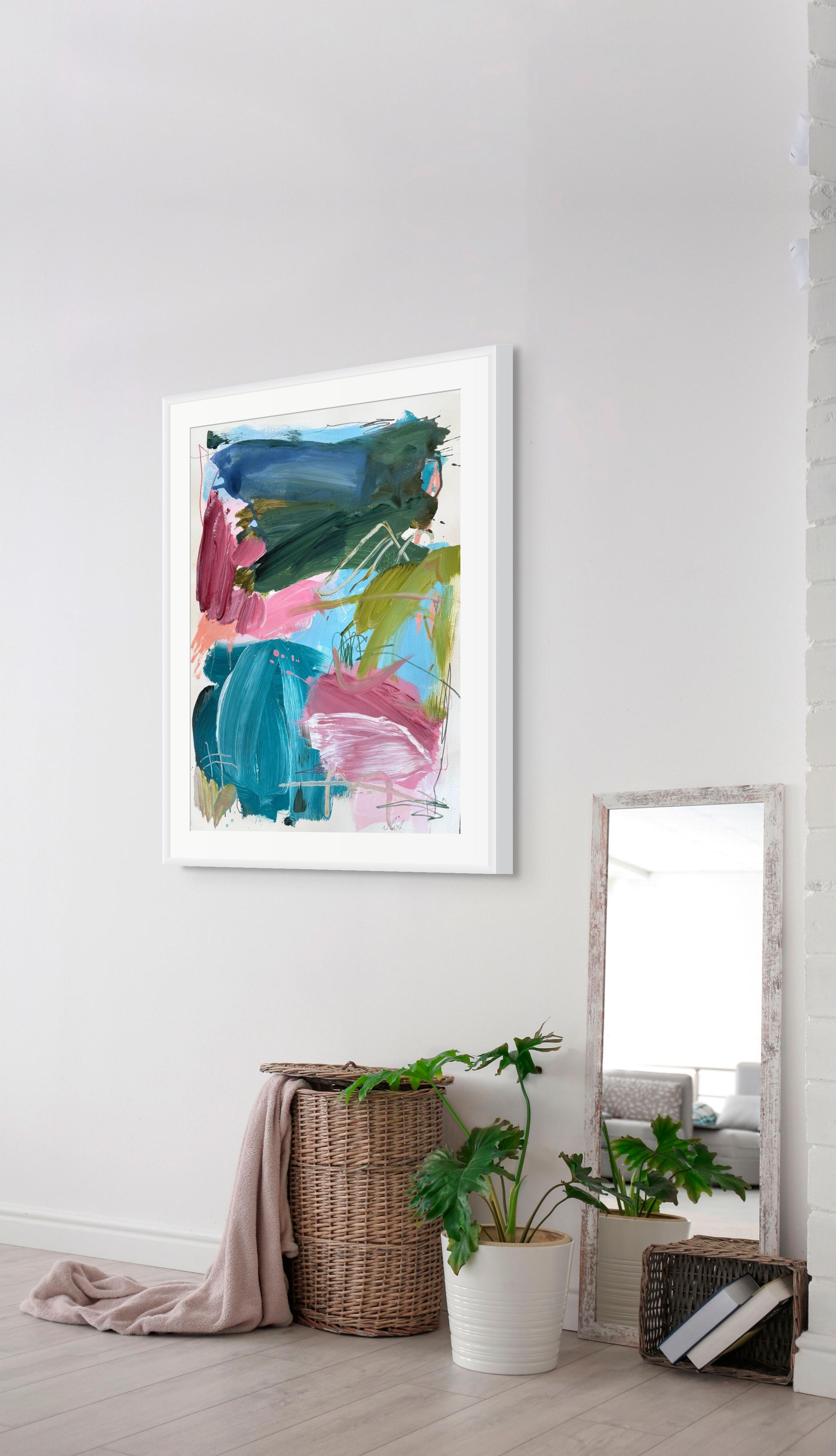 Alter04 (Abstrakte Malerei) (Grau), Abstract Painting, von Marcus Aitken