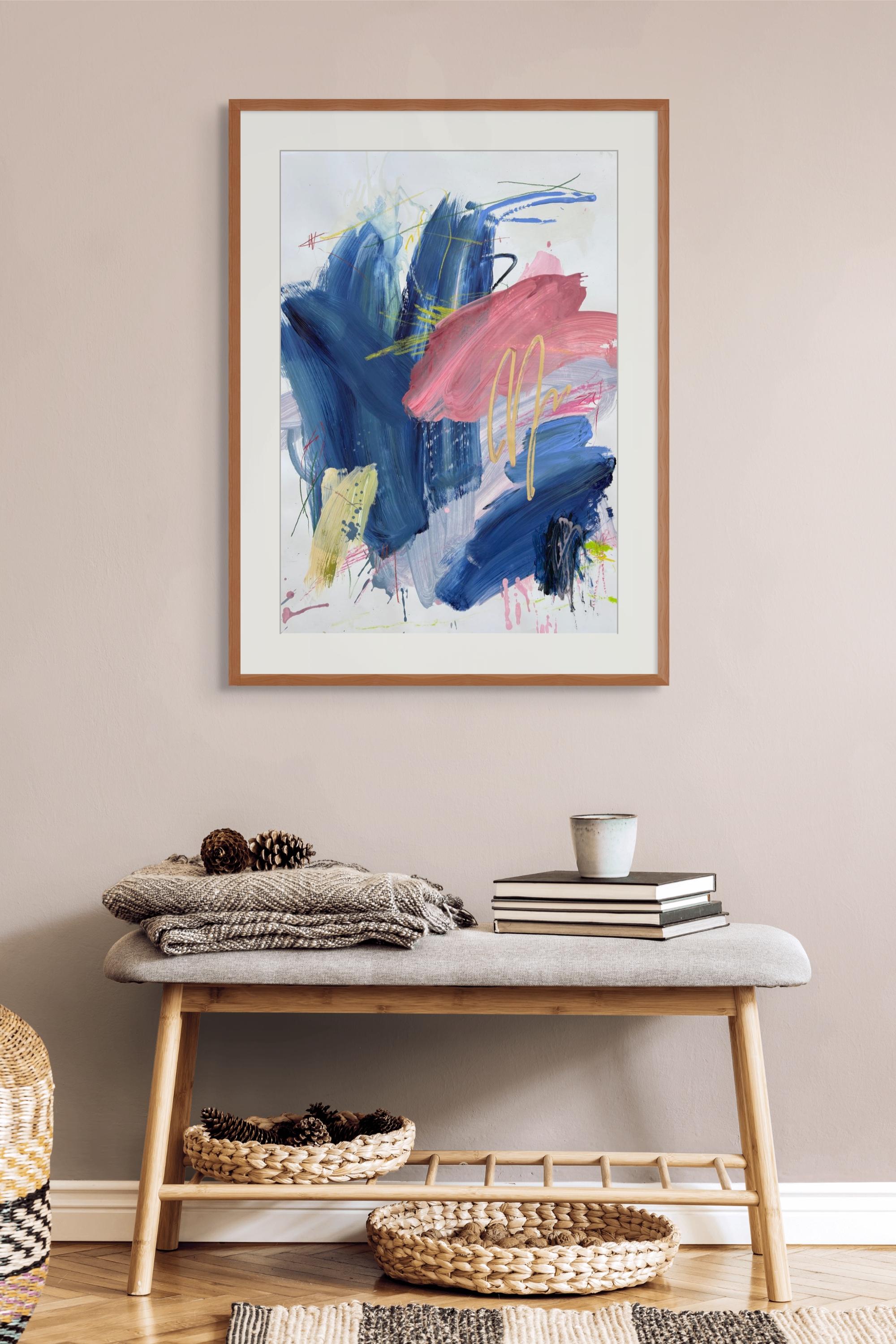 Alter05 (Abstrakte Malerei) (Grau), Abstract Painting, von Marcus Aitken