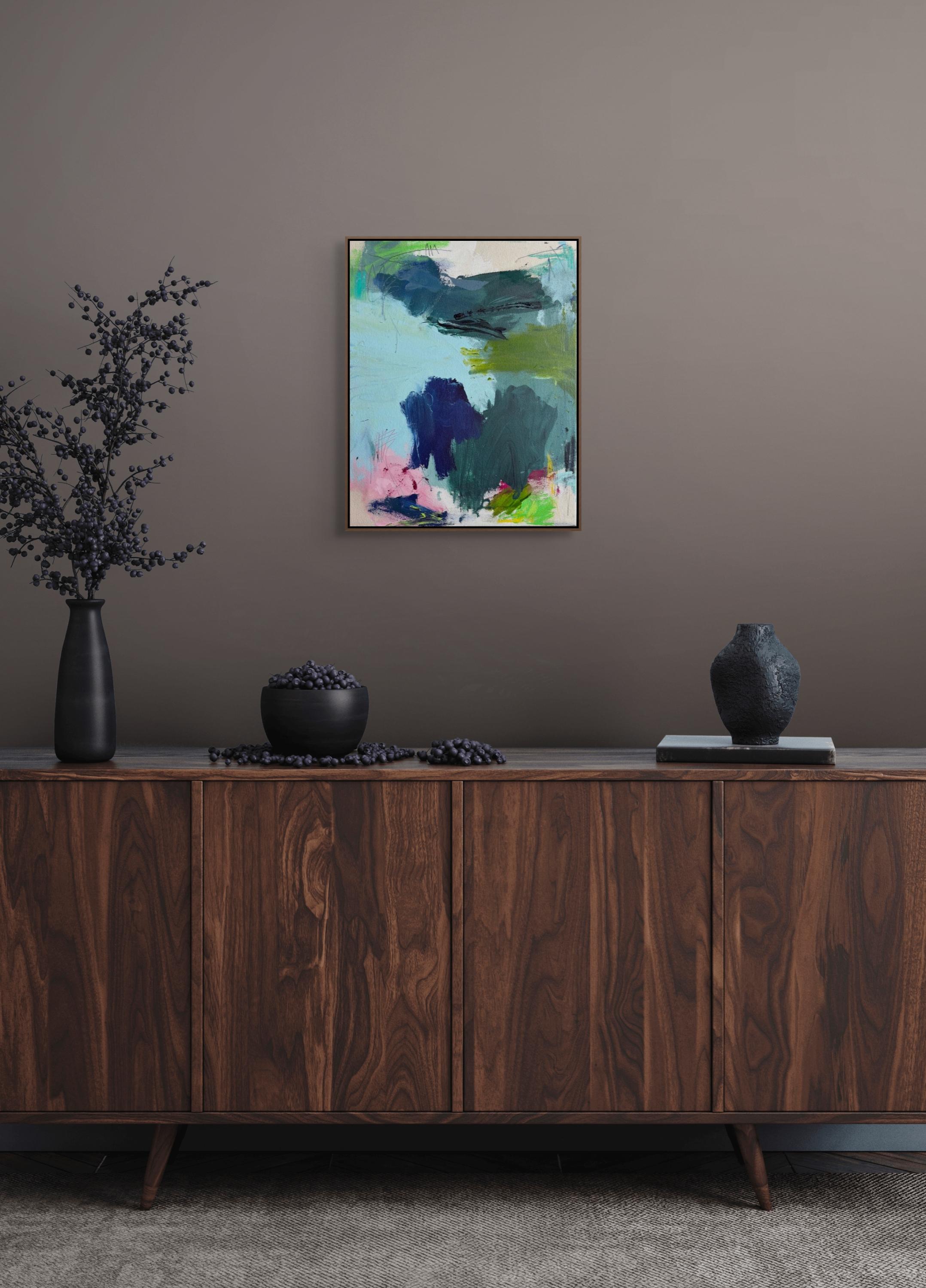 Feather duster (Abstract painting) - Painting by Marcus Aitken
