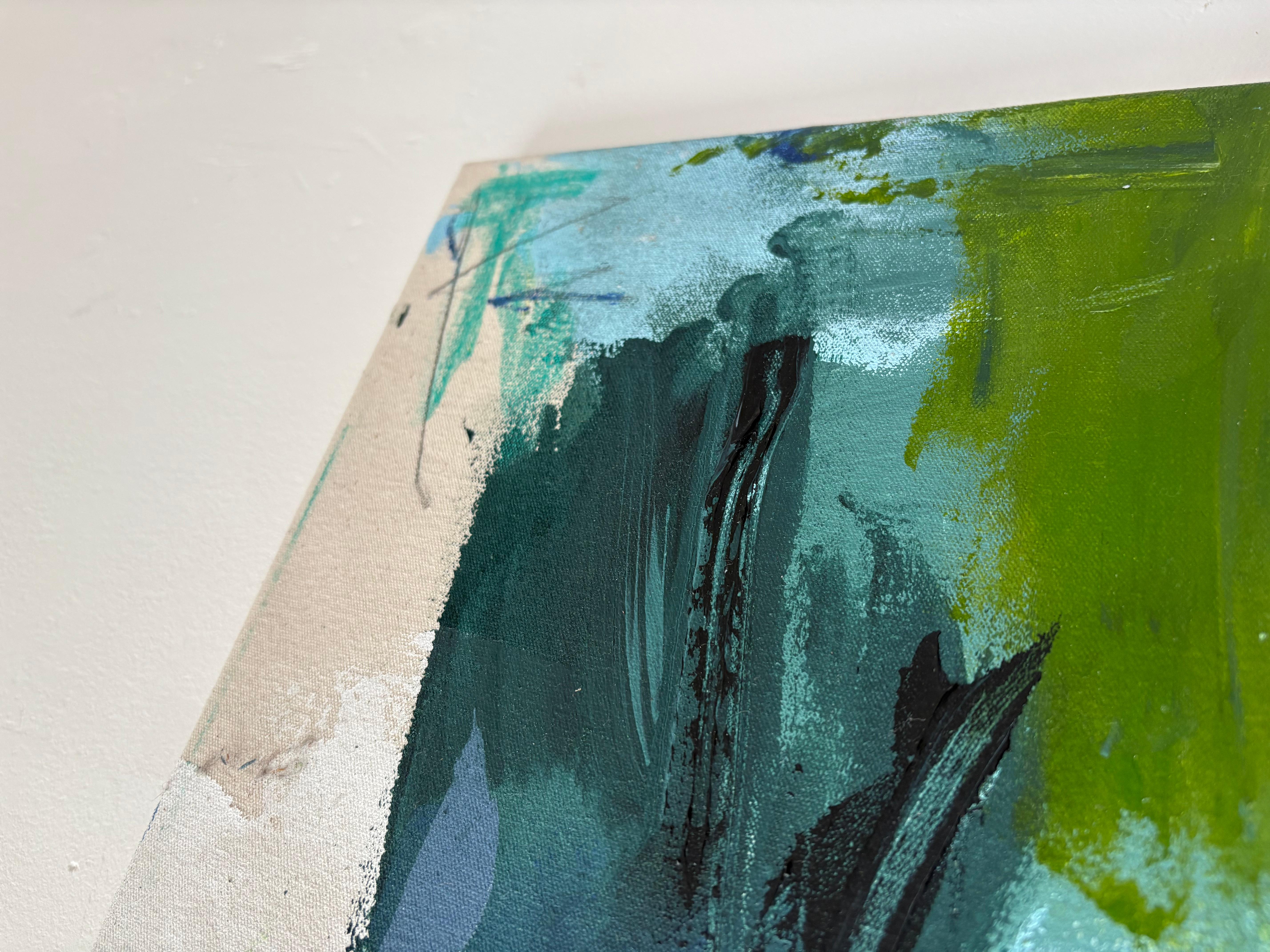 Feather duster (Abstract painting) For Sale 1