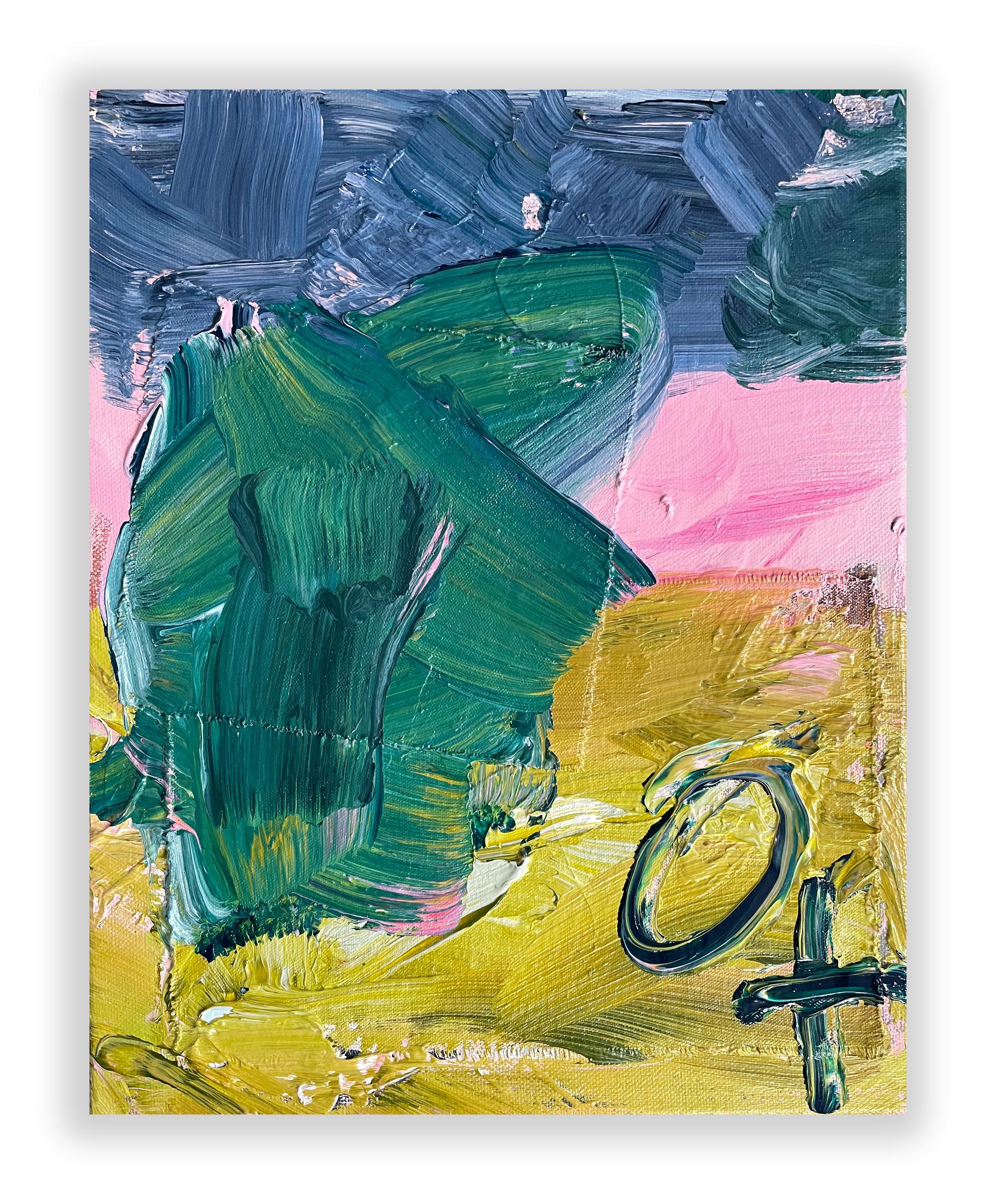Marcus Aitken is a contemporary British artist renowned for his dynamic, gestural abstract paintings, which blend intuitive process with sophisticated technique. 

His unique background in graphic and media design gives him what he calls ""a certain