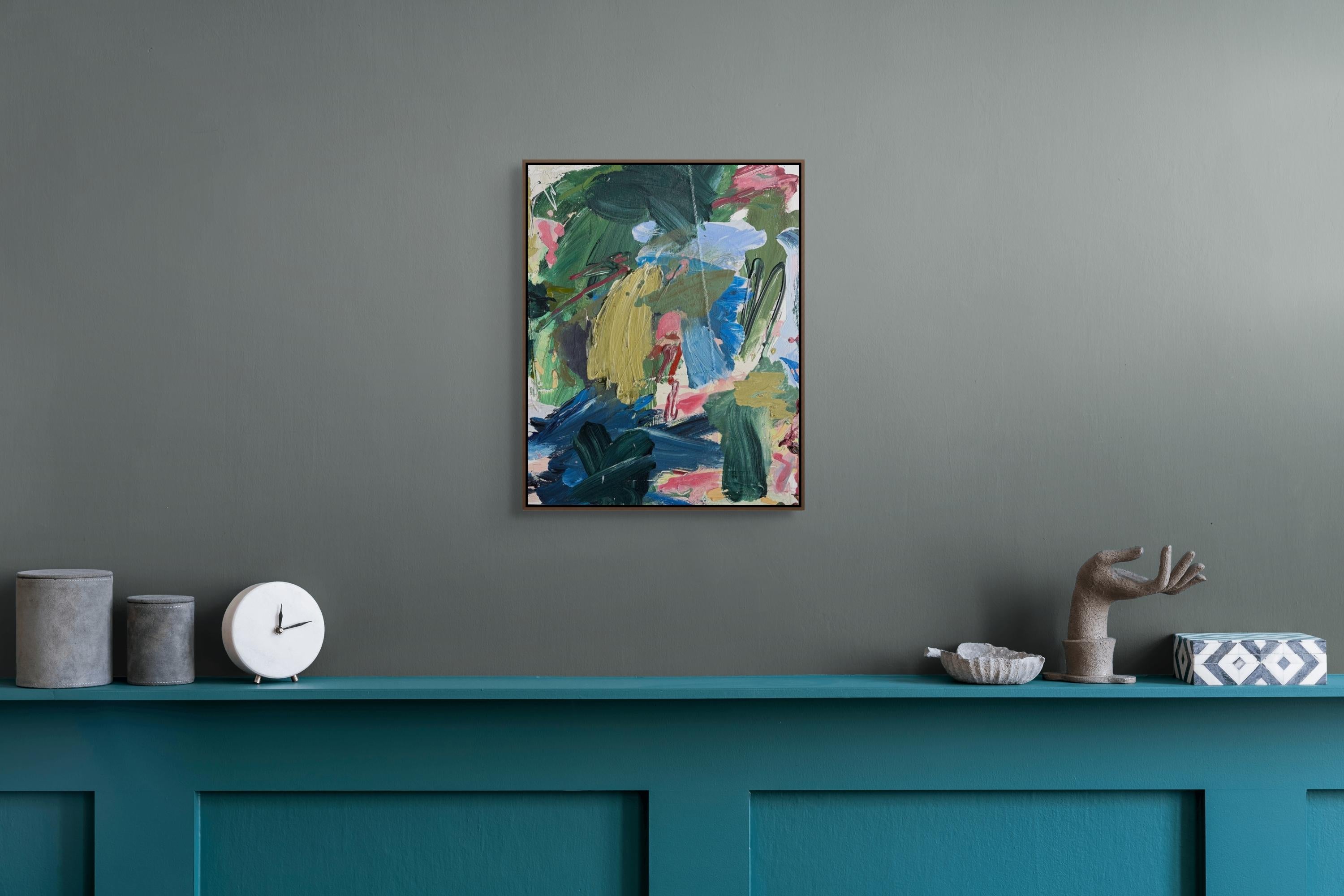 Running (Abstract painting) - Painting by Marcus Aitken