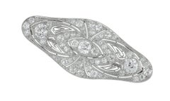 Marcus and Co. diamond brooch, American, circa 1915.