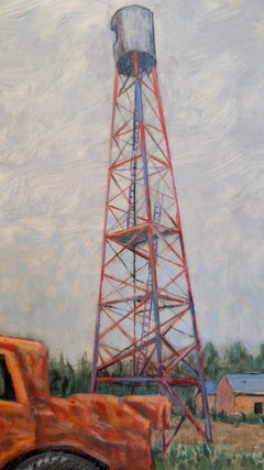 Fortitude Oil Painting on Board and Mylar, Contemporary, Signed, 2010+