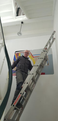 Marcus Centmayer - "004_1 Inundación de imágenes" - obra acrílica abstracta sobre cartón