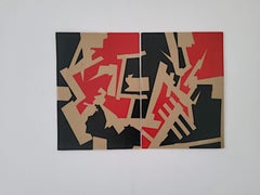 Marcus Centmayer - "Tango in the Big Mango" - abstract acrylic painting