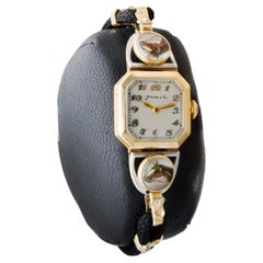 Marcus & Co. 18Kt Gold Custom Made Equestrian Themed  Watch circa 1930's