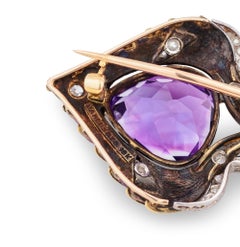 Marcus & Co. Amethyst Brooch