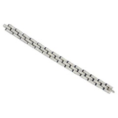 Marcus & Co. Art Deco diamond and sapphire "Escalier" bracelet