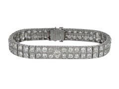 Marcus & Co. diamond bracelet, American, circa 1920.