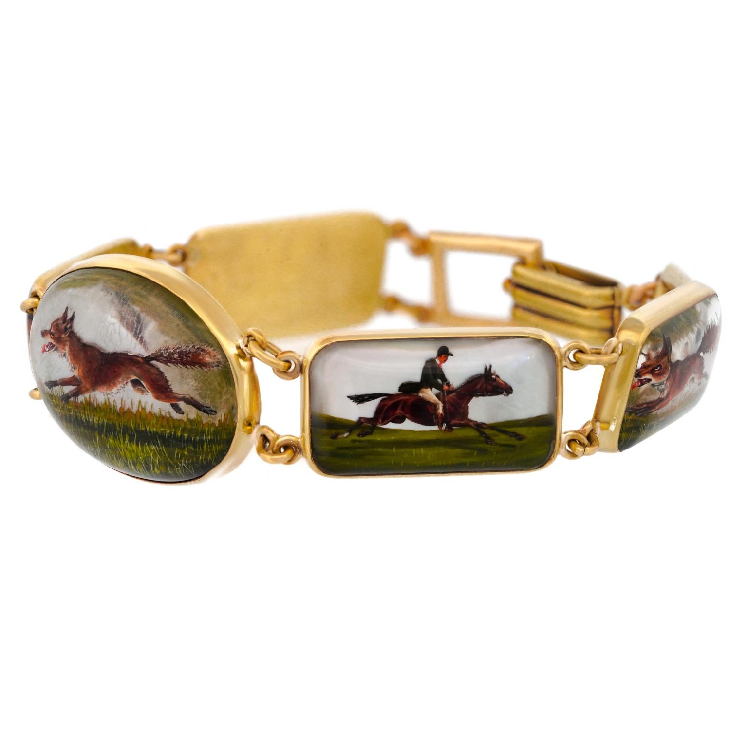 Marcus & Co. Equestrian Essex Crystal Bracelet For Sale 1