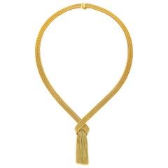 Marcus & Co. Goldmaschige Fransenkette