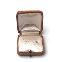 Marcus & Co. jewellers vintage leather jewellery box - New York