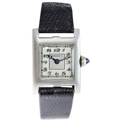 Antique Marcus & Co. Ladies Platinum Dress Style Watch circa 1930s Handmade