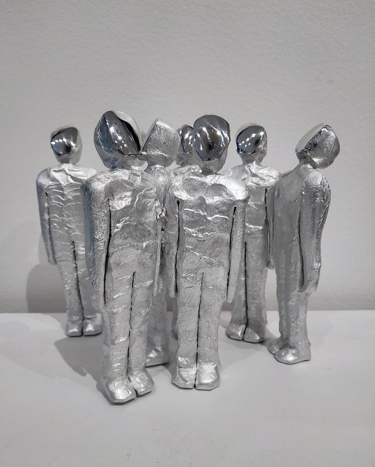 Figurative Sculpture Marcus Egli - Groupe 8