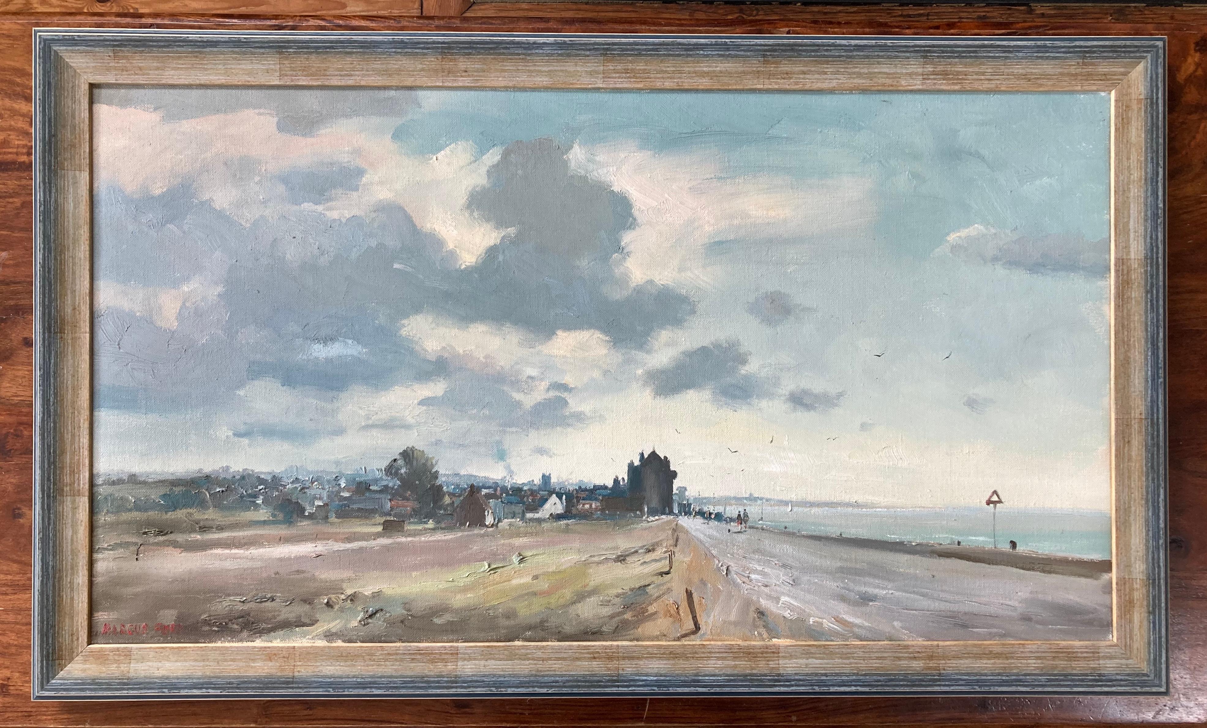 Marcus Ford, Aldeburgh beach,  Impressionist scene For Sale 4