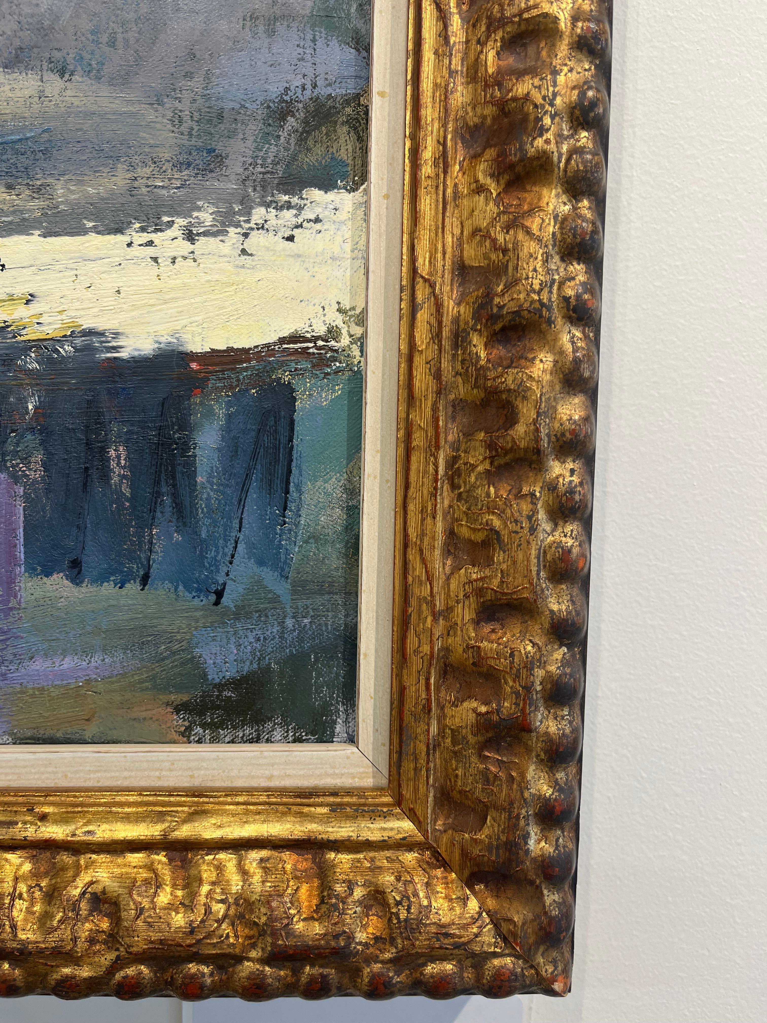 Mare grigio Marwari, Pushkar - Painting di Marcus Hodge