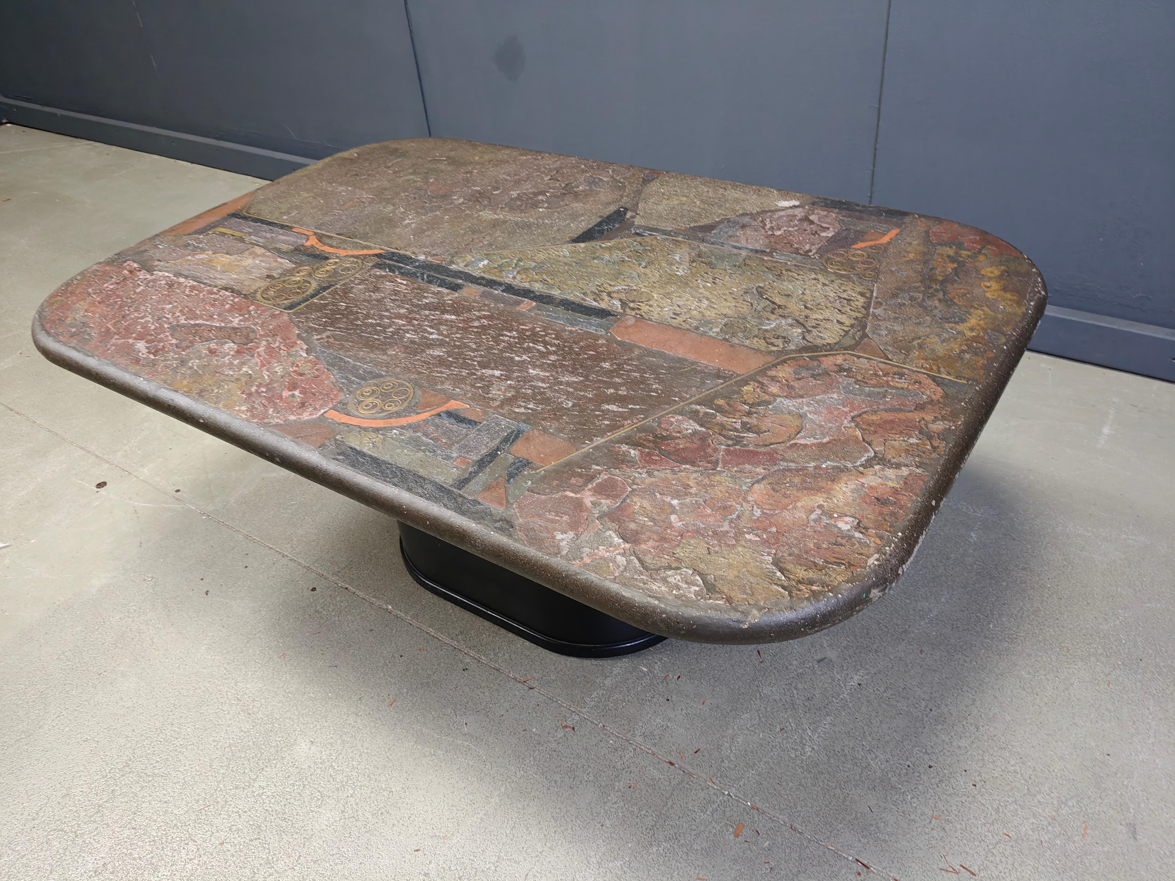 Néerlandais Table basse Marcus Kingma, 1980