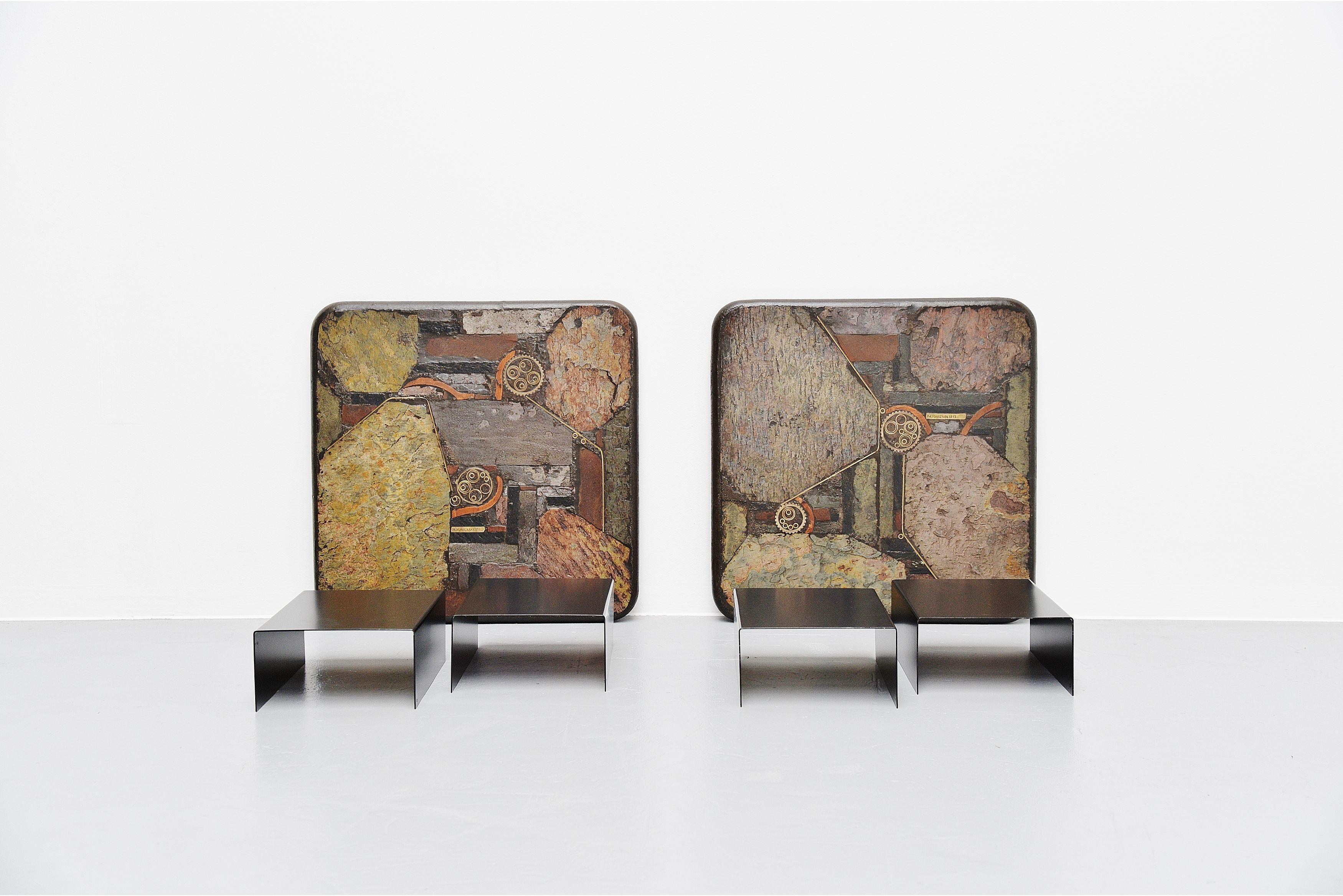 Marcus Kingma Sofa Table Pair, Holland, 1988 2