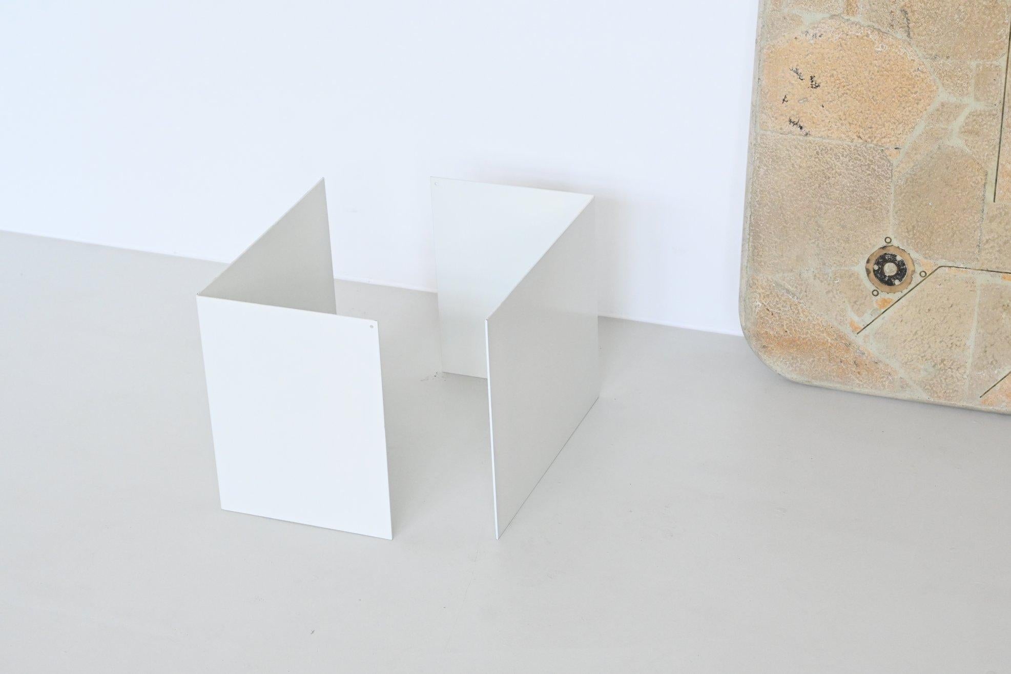 Marcus Kingma white square coffee table The Netherlands 1992 14
