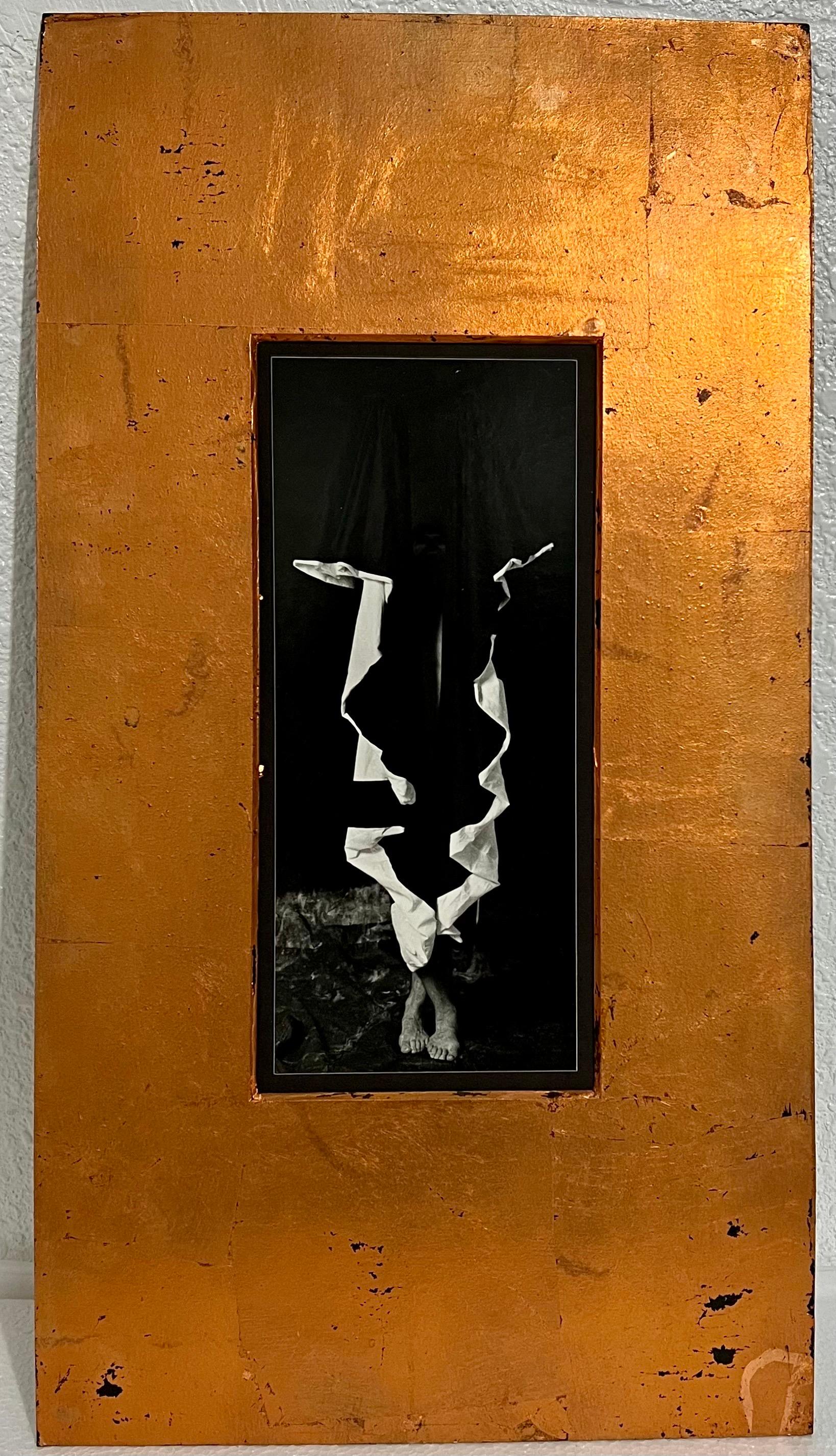 Vintage-Fotografie mit Silber-Gelatine-Druck Marcus Lederdale, geschwungene Figur – Photograph von Marcus Leatherdale