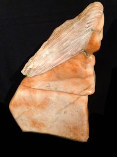 Mother and Child; Marcus Lyons (American 1949); alabaster