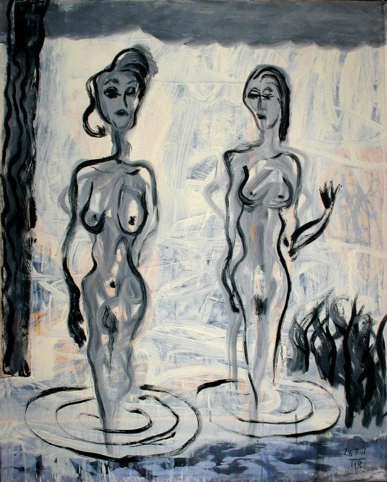 Marcus Reichert Nude Painting - Spirits