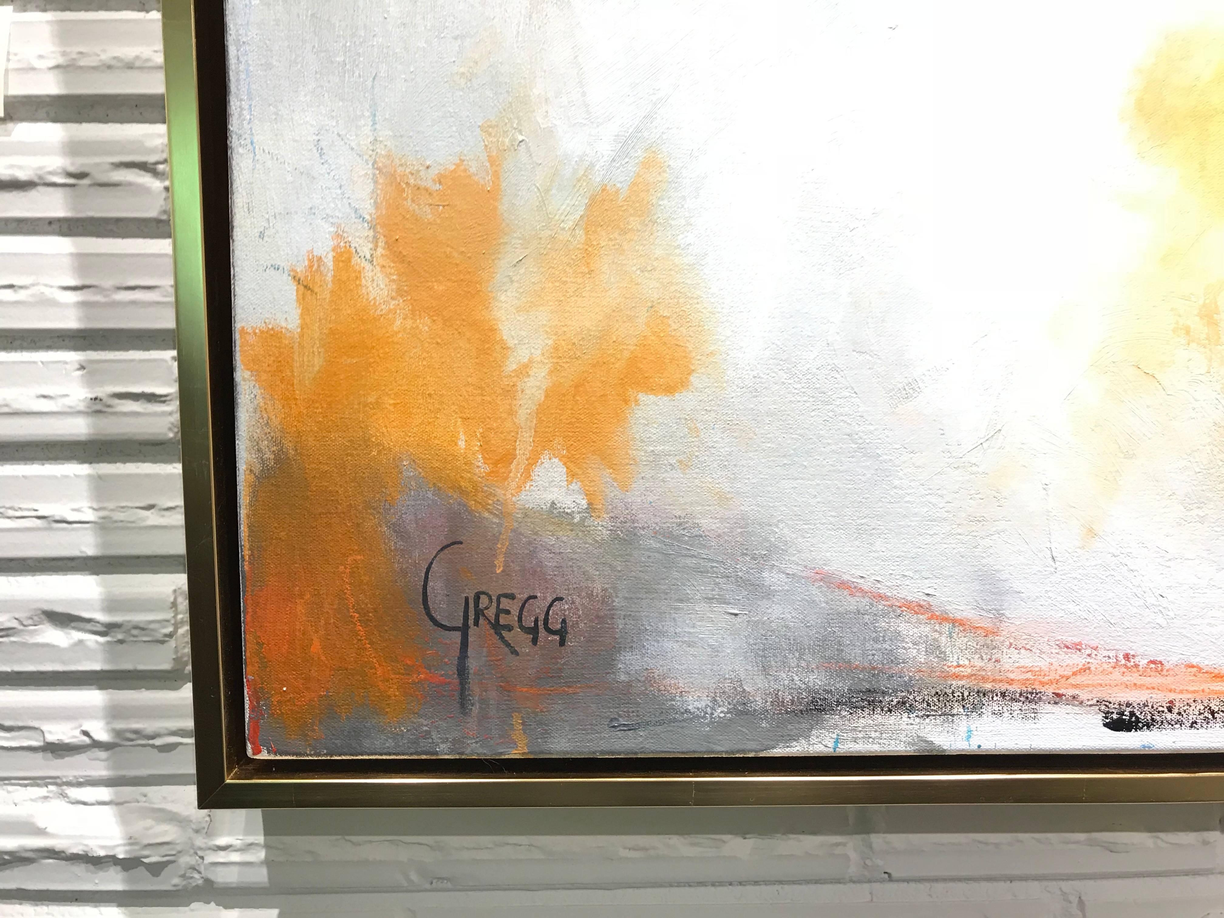 My Hope, Large Vertical Framed Abstract Painting 1