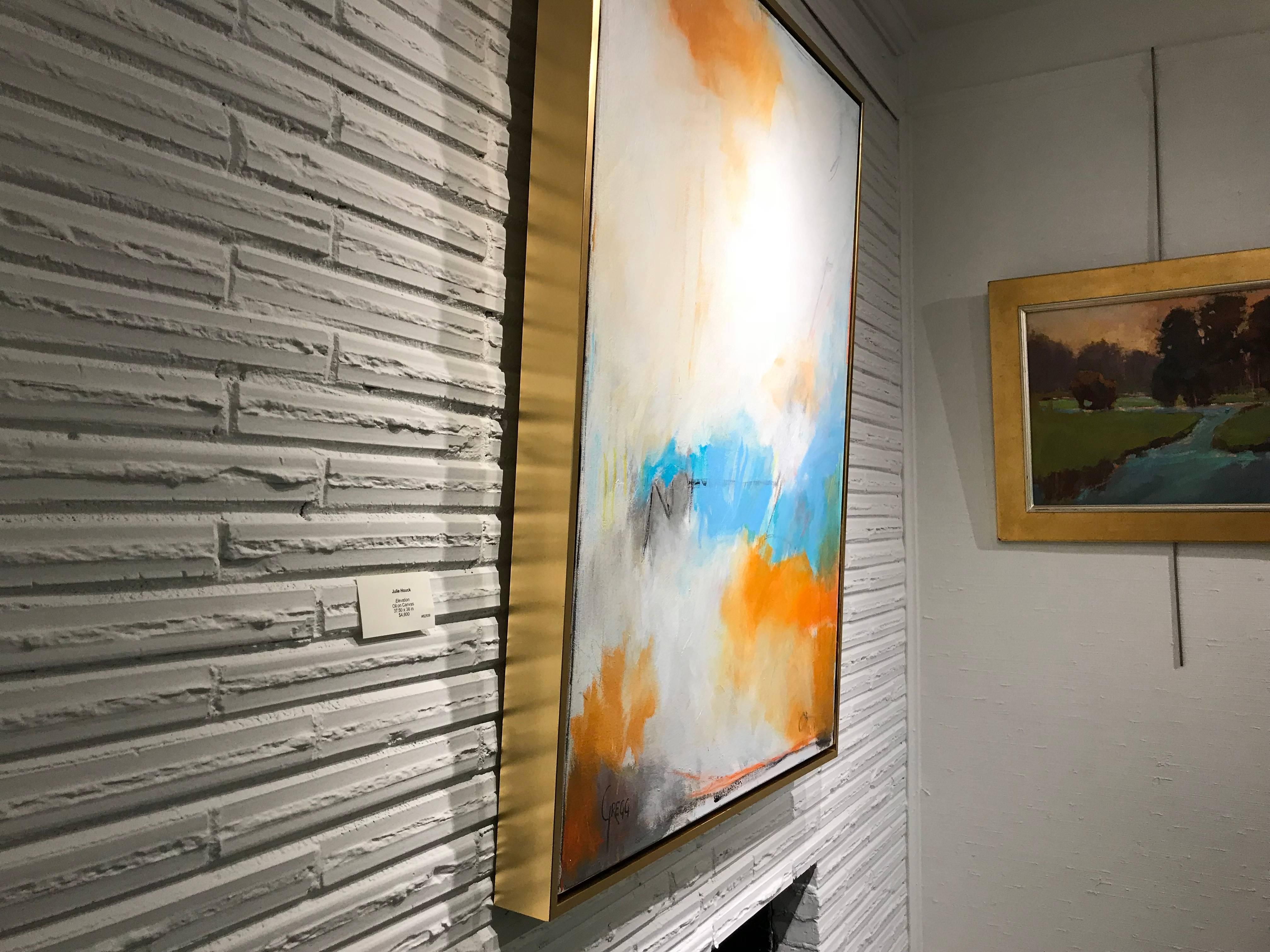My Hope, Large Vertical Framed Abstract Painting 4