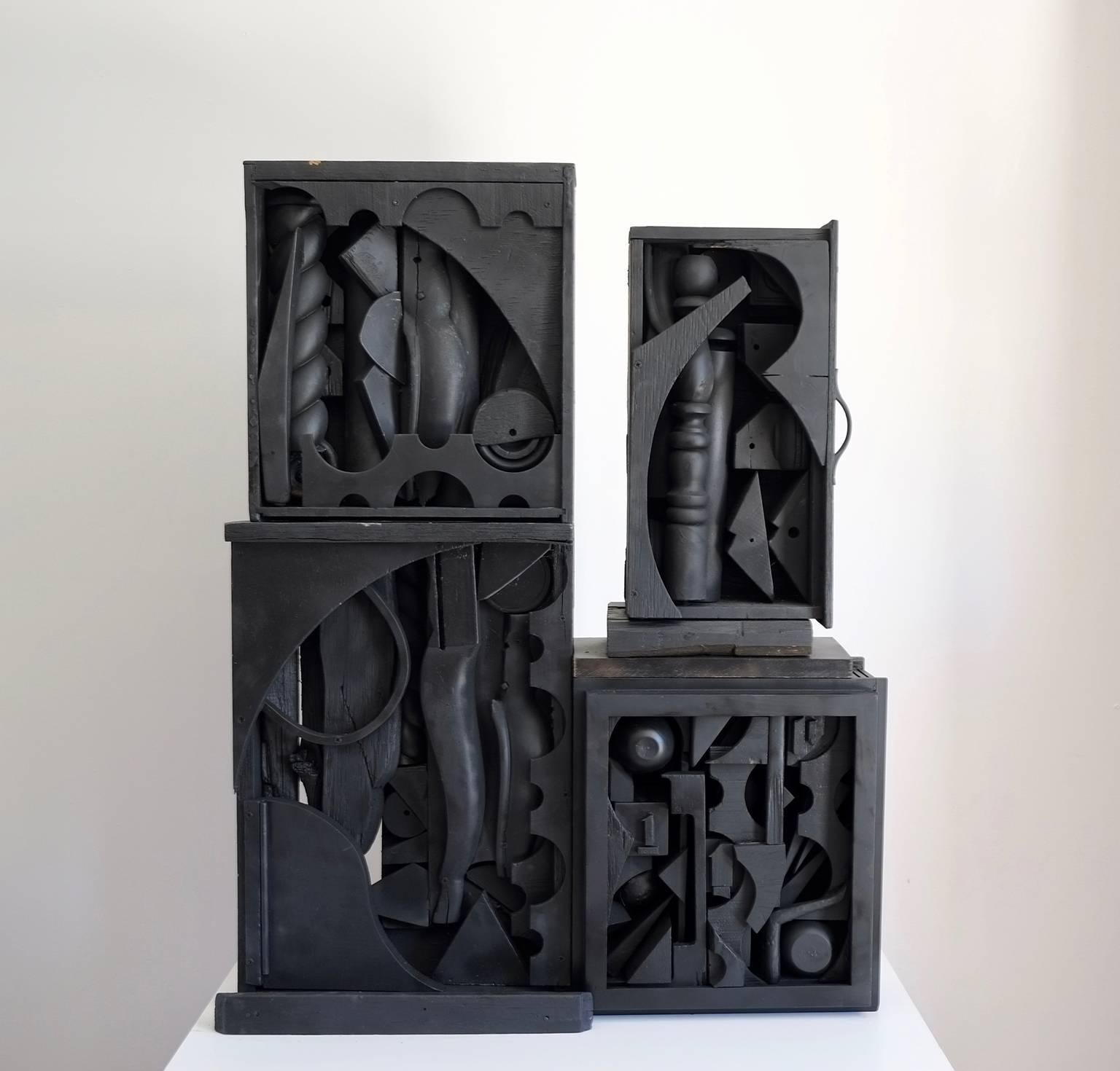 Night Song by Abstracted Quartet - Sculpture by Marcy Gregory