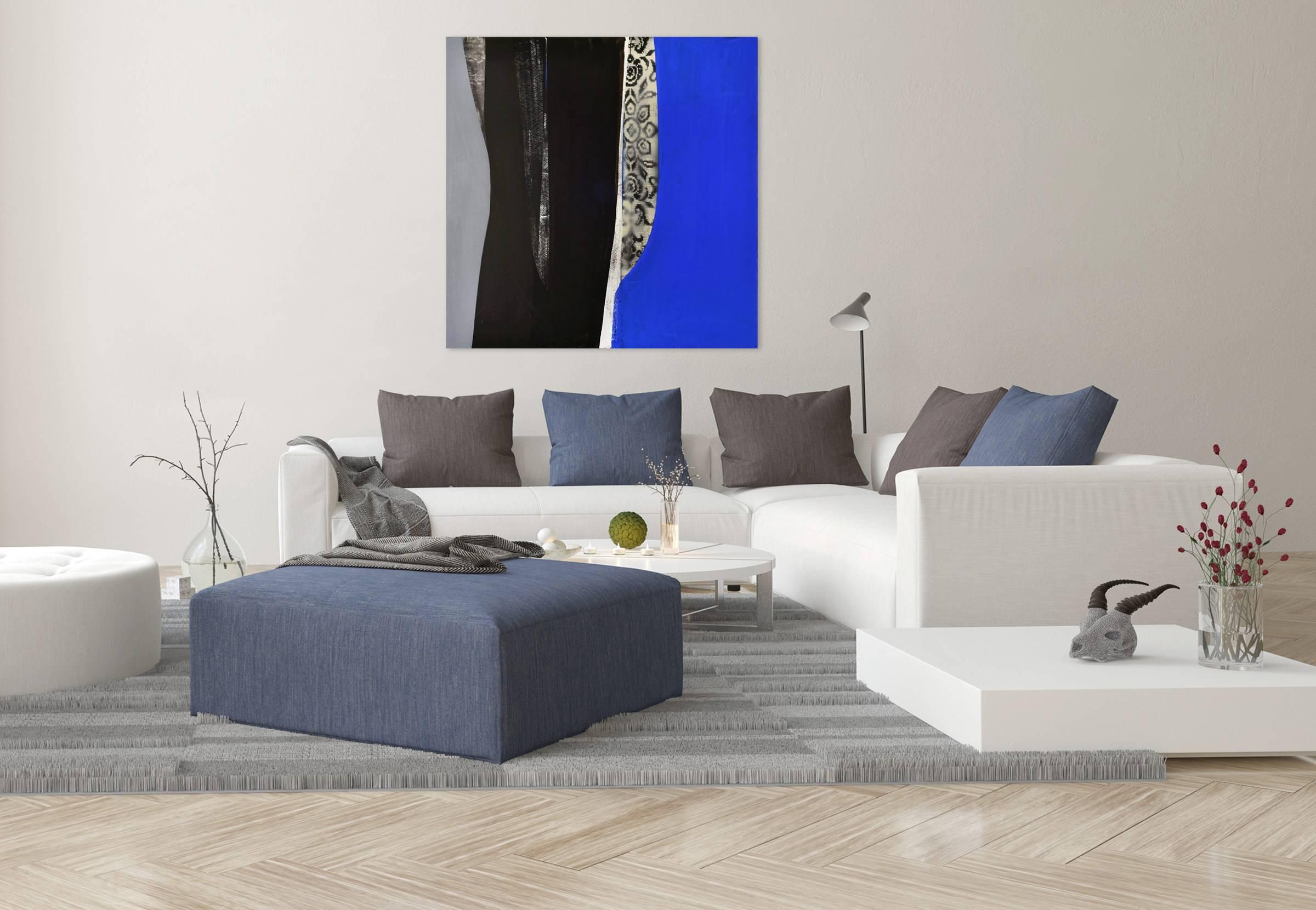 Bellow (Abstraktes Gemälde) – Painting von Marcy Rosenblat