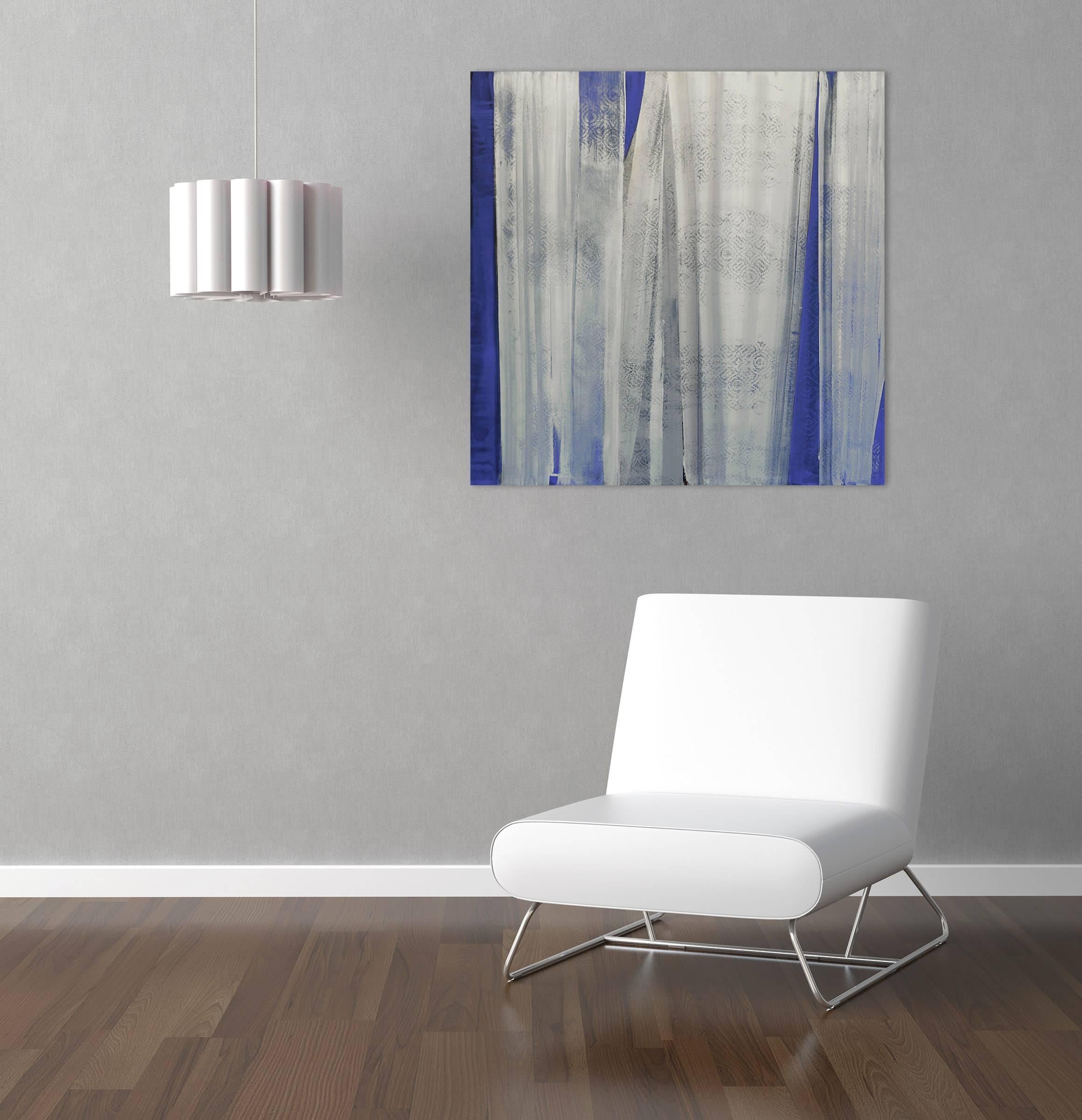 Blue View (Abstract Painting) For Sale 1