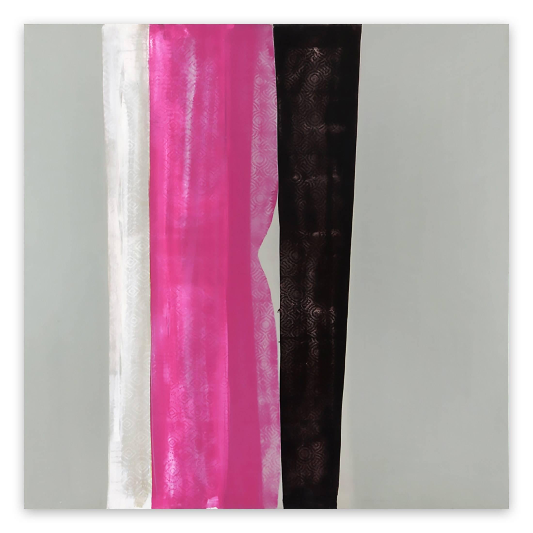 Abstract Painting di Marcy Rosenblat - Luce bianca pallida (Pittura astratta)