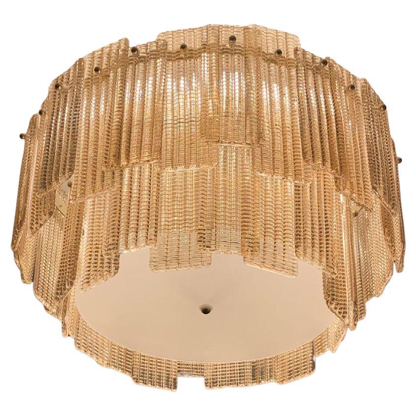 Marea Chandelier 6-Light in Polished Chrome and Crystal Glass by Aggiolight