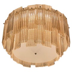 Marea Chandelier 6-Light in Polished Chrome and Crystal Glass by Aggiolight