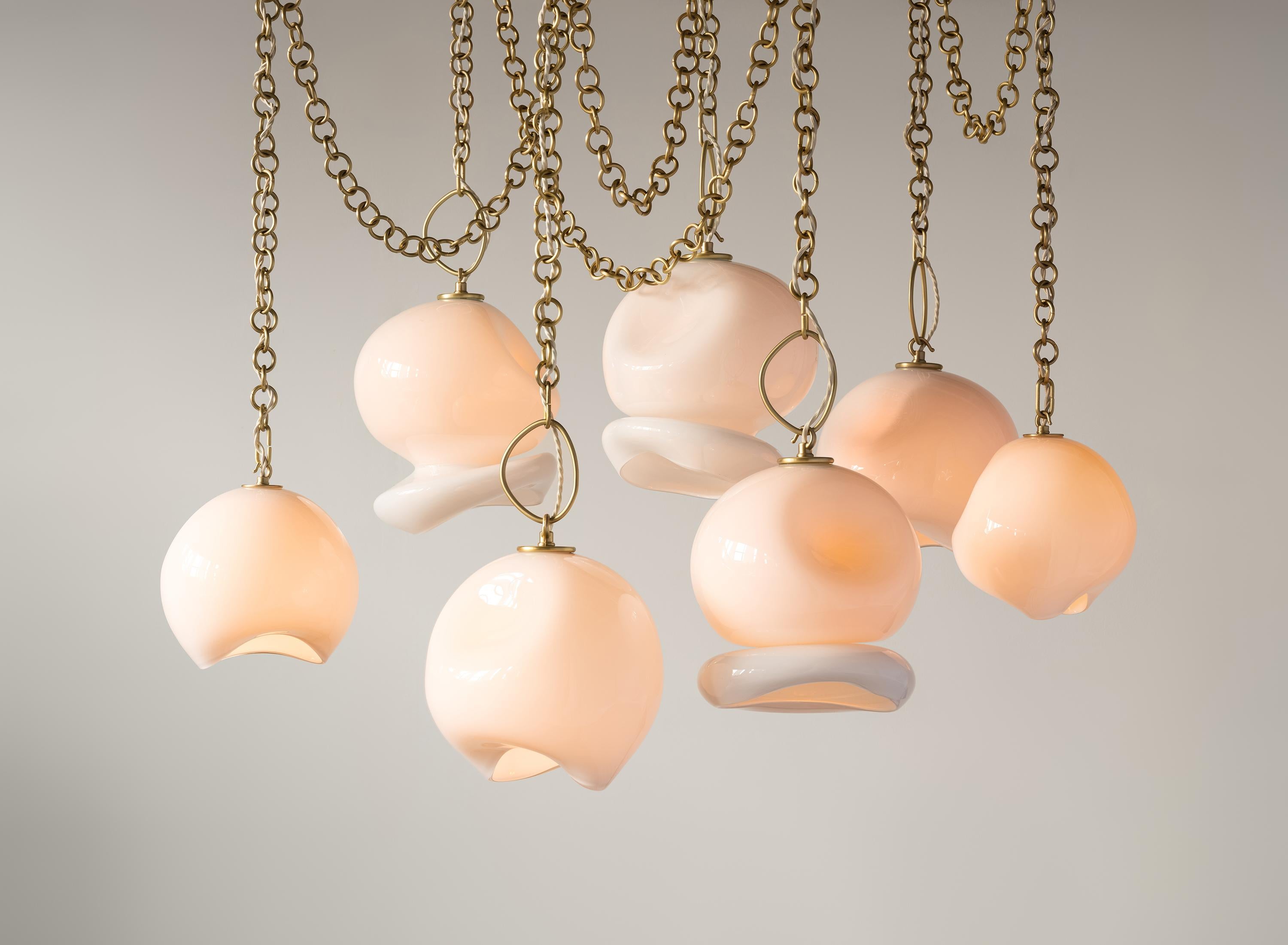 The Marea lighting collection is an exploration of organic forms inspired by marine life and underwater seascapes. Marea translates to ‘the sea’ in Romanian and the collection is informed by designer Andreea Avram Rusu’s childhood summers on the