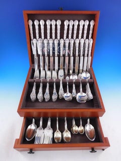 Marechal Niel by Durgin Sterling Silver Flatware Set Service 125 pieces Dinner